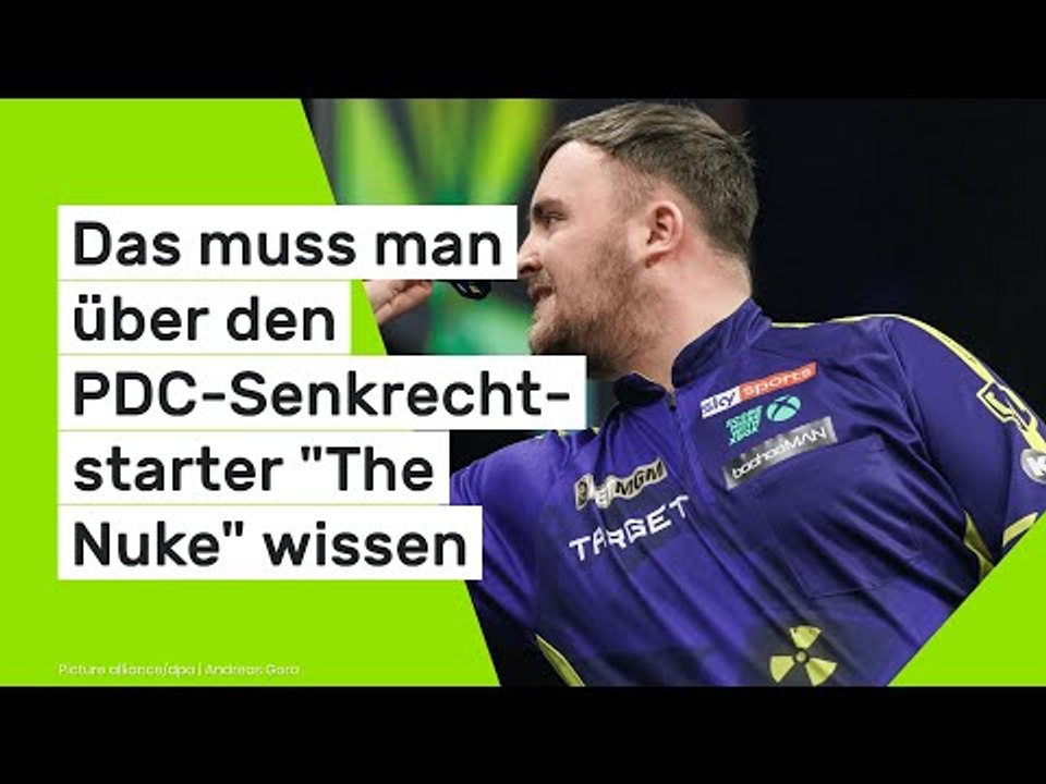 Das muss man über den PDC-Senkrechtstarter 'The Nuke' wissen