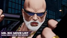 MR. BIG MOVE LIST - Fatal Fury: City of the Wolves (COTW)