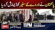 Pakistan demarches Norwegian ambassador | ARY News 11 PM Headlines | 11th Dec 2025