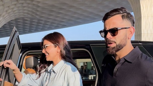 Virat Kohli और Anushka Sharma, एयरपोर्ट पर दिखा पावर कपल!