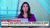 Opas alerta para temporada de gripe antecipada em 2026