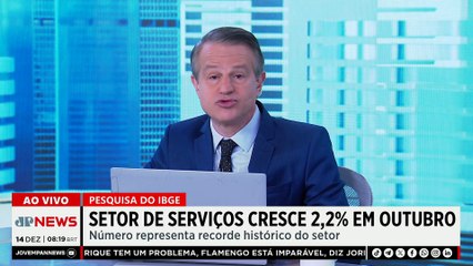 Setor de serviços cresce 2,2% em outubro e atinge recorde histórico