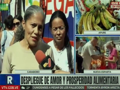 Familias de 22 comunidades de Guacara son favorecidas con el Plan Amor y Prosperidad Alimentaria