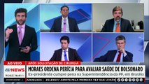 Moraes ordena perícia para avaliar saúde de Bolsonaro
