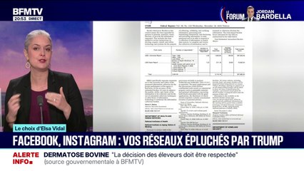 LE CHOIX D'ELSA VIDAL - Facebook, Instagram...: vos réseaux sociaux épluchés par les États-Unis