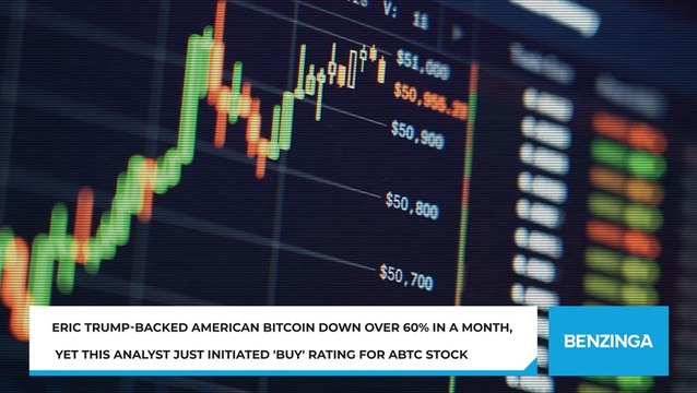 Eric Trump-Backed American Bitcoin Down Over 60% In A Month, Yet This Analyst Just Initiated 'Buy' Rating For ABTC Stock
