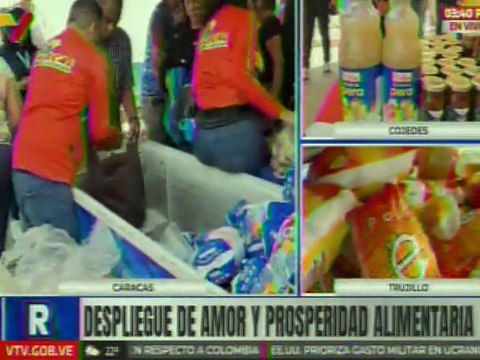 Caracas | Más de 2 mil 500 familias son favorecidas con el Plan Amor y Prosperidad Alimentaria