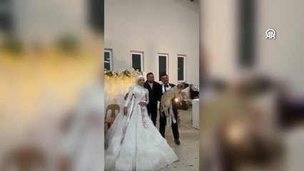 Düğünde gelin ve damada takı yerine çoban köpeği hediye edildi