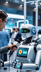 AI Robot Reads the Crowd – MechTalk Interview at Tech Expo