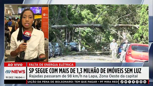 APAGÃO EM SP / MORAES SOLICITA PERÍCIA SOBRE NECESSIDADE DE CIRURGIA DE BOLSONARO | 3 EM 1 -11/12/25