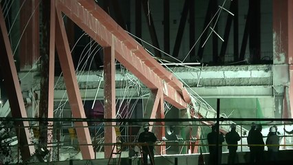 광주 도서관 공사장 붕괴 사고 이틀째 수색 / YTN