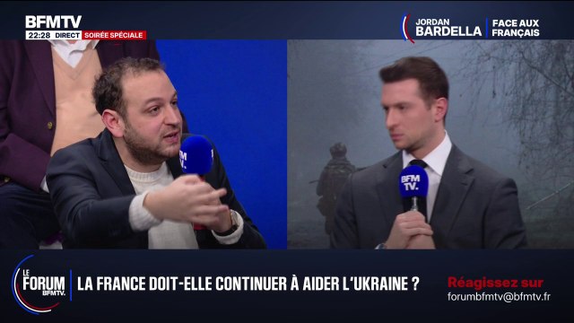 FORUM BFMTV - Vos positionnements à l'international ne sont jamais clairs , dit Élie, avocat, à Jordan Bardella
