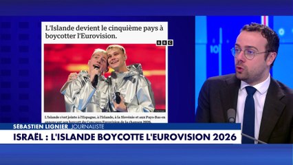 Sébastien Lignier : «L'Eurovision s'est transformé en festival annuel du wokisme et du gauchisme.»
