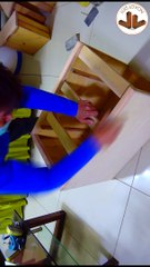 RESTAURACION DE MESA DE NOCHE DE MADERA MUEBLE VIEJO A NUEVO - Luis Lovon