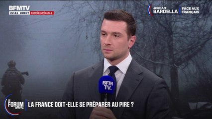 FORUM BFMTV - "À chaque fois que l'Union européenne met ses mains quelque part, c'est une catastrophe", lance Jordan Bardella, président du RN