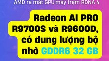🚀AMD R9700S & R9600D – GPU AI Fanless RDNA4 ra mắt