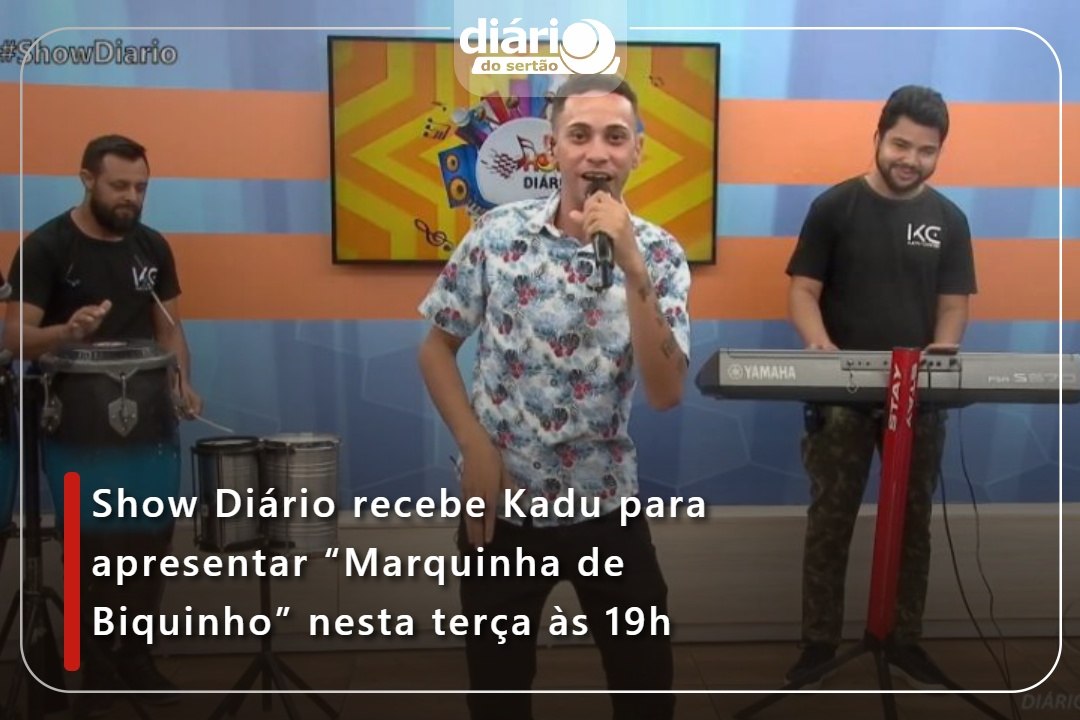 Nessa terça-feira(9) o programa Show Diário apresentado por @tikinhopankdaoof, recebeu @kaducantoroficial_ para dar um show com a música "Marquinha de biquinho". O programa Show Diário vai ao ar toda terça-feira, às 19h na TV Diário do Sertão