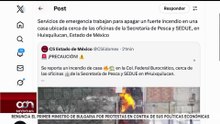 🚨¡Última Hora! Fuerte incendio en vivienda de Huixquilucan, Edomex