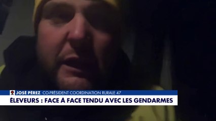José Pérez : «Je suis abasourdi par ce que les agriculteurs de France ont vécu aujourd'hui.»