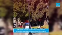 Eisodio insólito en Plaza Italia: el “Tanito” intervino para frenar una escena subida de tono en La Plata