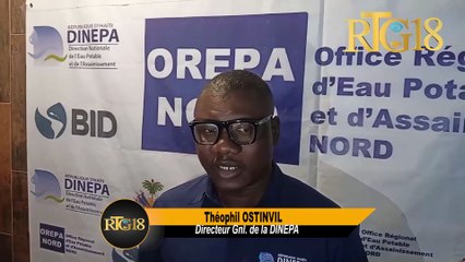 Direktè jeneral DINEPA a ing. Théophil OSTINVIL fè yon vizit enspeksyon nan vil Gonaïves