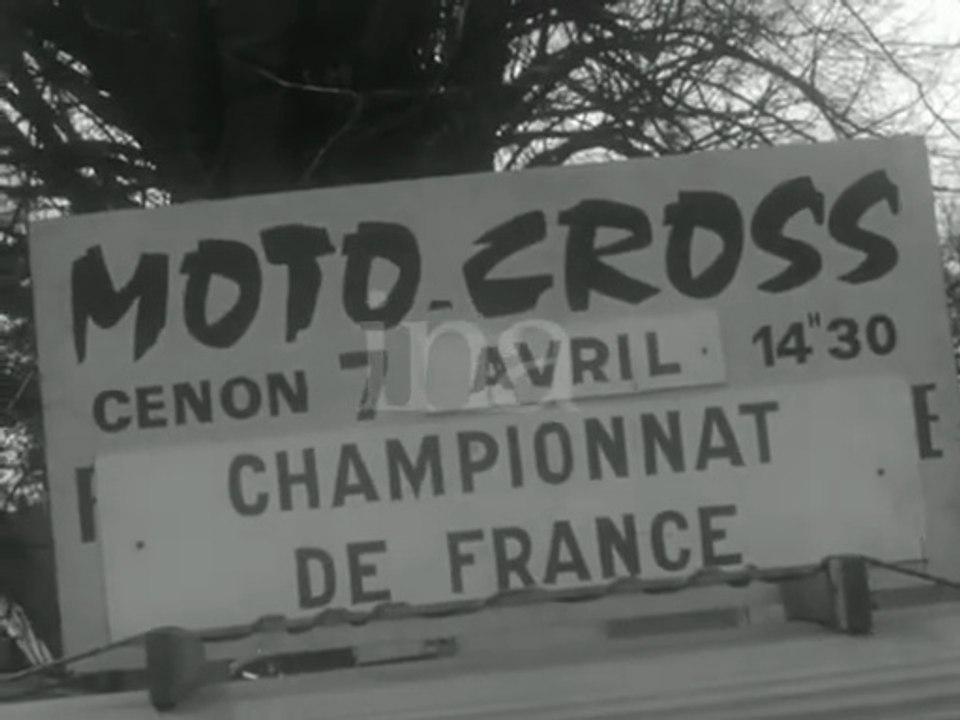 Moto cross à Cenon (1963)