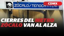 Metro Zócalo acumula 122 días cerrado en 5 años: datos oficiales | Reporte Indigo