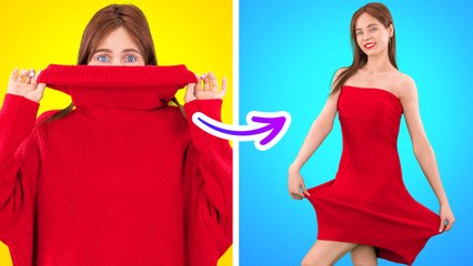 TRANSFORM YOUR LOOK WITH DIY FASHION || Easy Hacks by 123 GO! GLOBAL