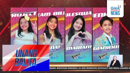 Sofia Yana, Marian at Giani, maghaharap-harap sa final vocal showdown sa "The Voice Kids Philippines" this Sunday | Unang Balita