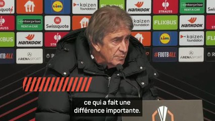 Betis - Pellegrini : "Nous sommes sur la bonne voie, mais il reste encore un long chemin"