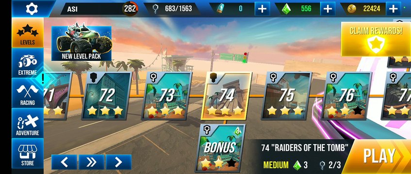 Stunt Car Extreme Level 74 RAIDERS OF THE TOMB