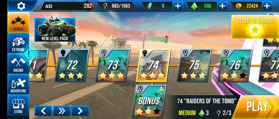 Stunt Car Extreme Level 74 "RAIDERS OF THE TOMB"