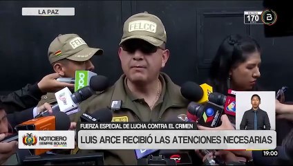 Arce se encuentra estable de salud y aún aguarda su audiencia de medidas cautelares