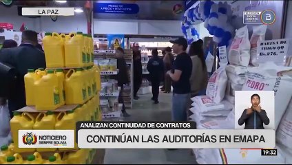 Continúan las auditorías en Emapa, con foco en la última gestión