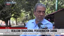 Realizan tradicional peregrinación canina en Orizaba, Veracruz