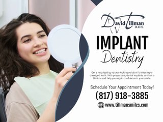 Dr. David Tillman on Implant Dentistry