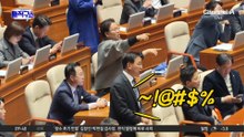 [핫피플]마이크 이어 피켓 ‘필버 충돌’…“국회의장 사퇴하라”