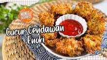 Cucur Cendawan Enoki Paling Senang & Rangup, Gerenti Jadi Rebutan