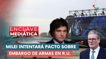 Milei intentará pacto sobre embargo de armas en Reino Unido ENCLAVE MEDIÁTICA 11-12-2025