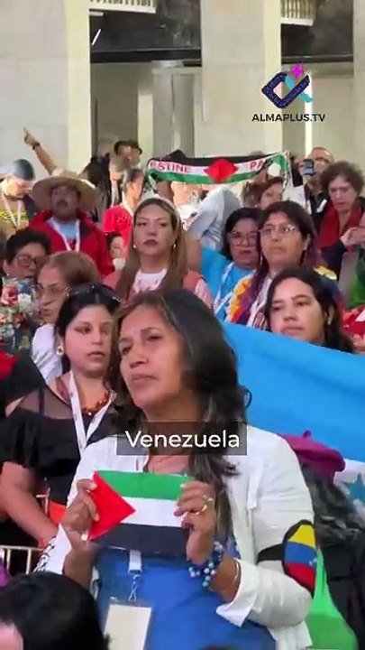 Voces por Palestina en la Asamblea de los Pueblos