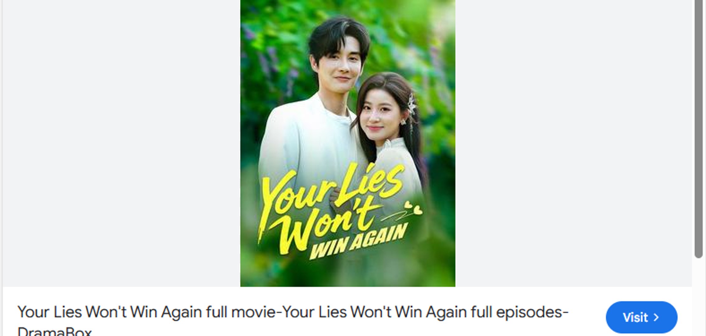 YOUR LIE'S WON'T WIN AGAIN. DRAMA MOVIES ENGLISH SUB