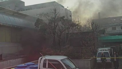 인천 주상복합 건물 지하 주차장 화재...150여 명 대피 / YTN