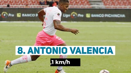 Top 10 world's fastest footballers