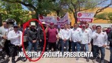 Edgar Rodríguez, alias "Limones", en reuniones de la CATEM