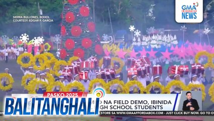 Christmas-themed na field demo, ibinida ng Dusita Nat'l High School students | Balitanghali