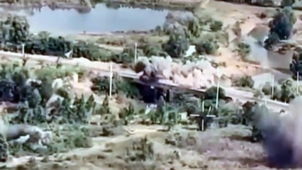 ทหารไทย ยิงปืนใหญ่ทำลายสะพาน K5 ฐานยิงปืน ค. ของเขมร