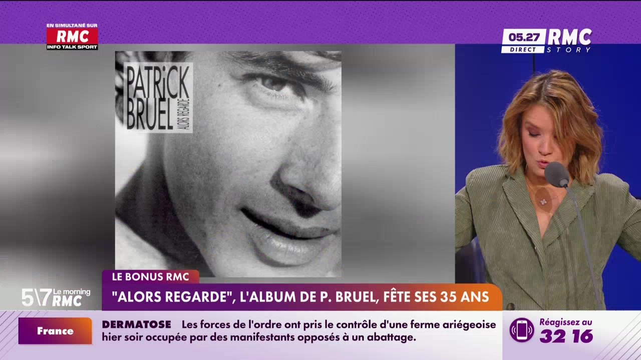 Le bonus RMC : "Alors regarde", l'album de Patrick Bruel, fête ses 35 ans - 12/12
