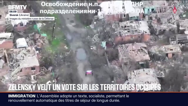 Guerre en Ukraine: Volodymyr Zelensky se dit prêt à un vote sur les territoires occupés