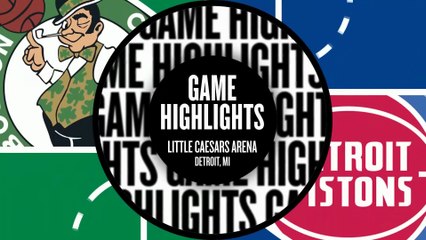 Boston Celtics vs Detroit Pistons Full Game Highlights 2025 NBA Season