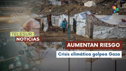 Miles de hogares destruidos por fuertes tormentas en la Franja de Gaza